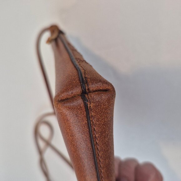 MW Most Wanted Rustic Leather Crossbody Southwestern Etched Design Made in USA - Picture 14 of 16